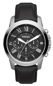 Fossil Men's Grant Stainless Steel Quartz Chronograph Watch