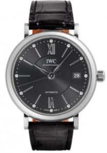 IWC Portofino Automatic Diamond Black Dial 