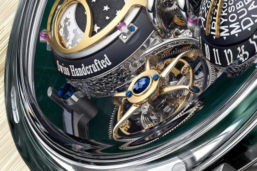 luxury bovet watches in green dragon Chrono Scent
