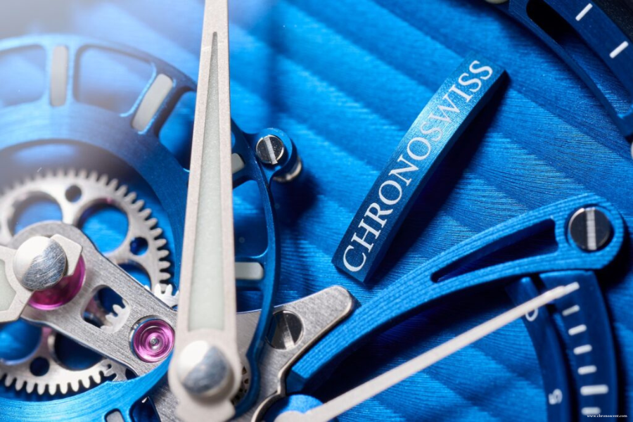 new Chronoswiss ReSec Manufacture blue chrono scent