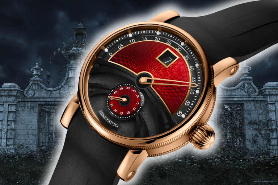 gothic wrist watch DRACULA CHRONO